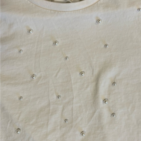 H&M Ivory Beaded Top - Picture 5 of 5